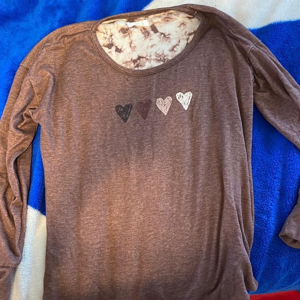 purple long sleeve Dankskin shirt